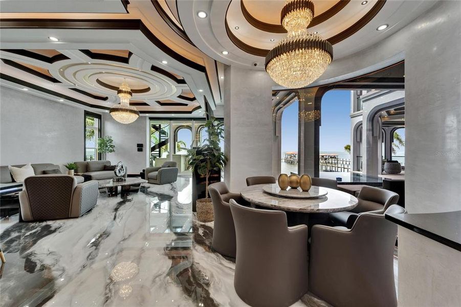 Furnished interior view inside a new home in , Apollo Beach (Image 74).