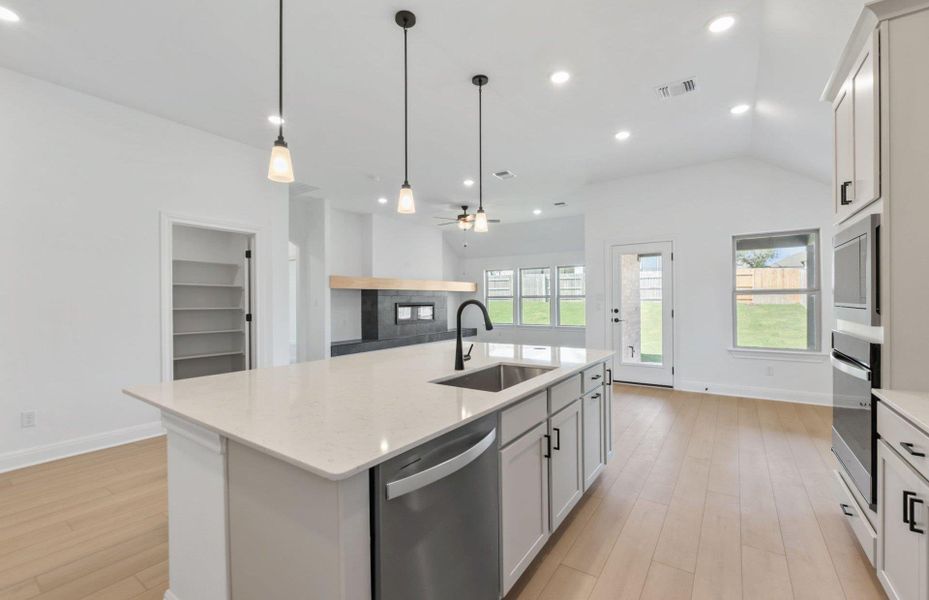 Furnished interior view inside a new home in Crescent Bluff, Georgetown (Image 15).
