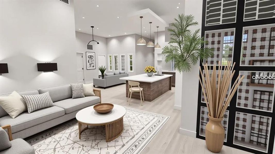 Furnished interior view inside a new home in , Sarasota (Image 7).