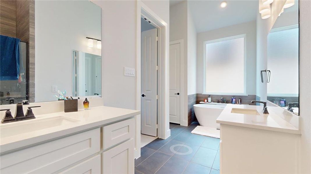 Furnished interior view inside a new home in , Little Elm (Image 8).