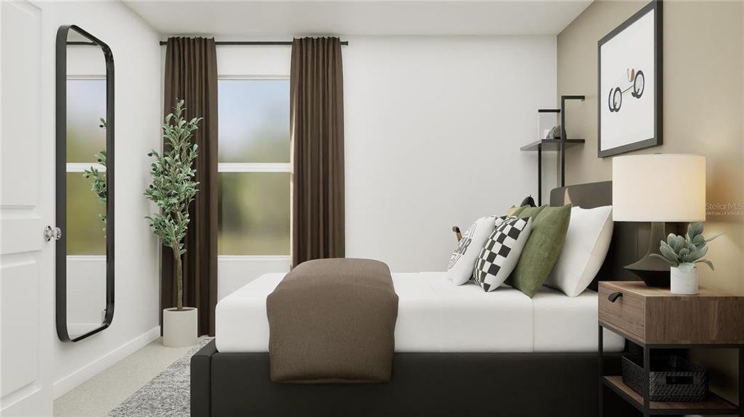 Furnished interior view inside a new home in , Davenport (Image 20).