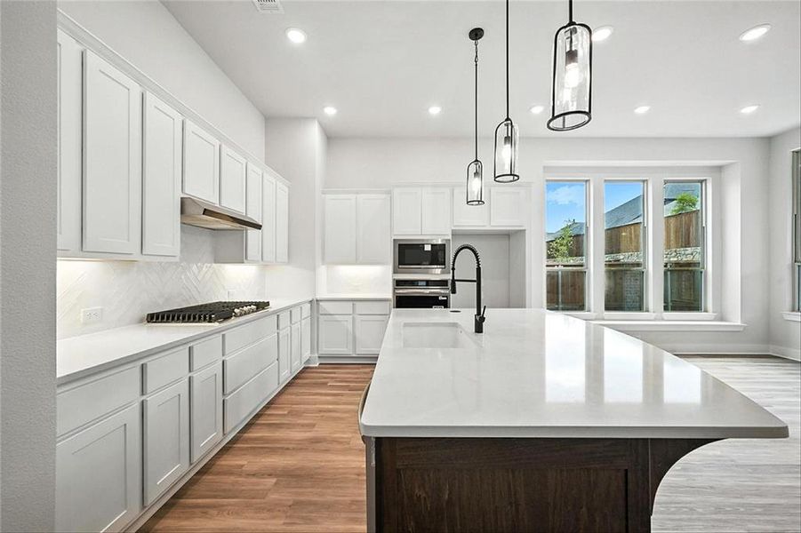 Furnished interior view inside a new home in Gateway Village - The Reserve: 50ft. lots, Denison (Image 8). Furnished interior view inside a new home in Gateway Village - The Reserve: 50ft. lots, Denison (Image 8).