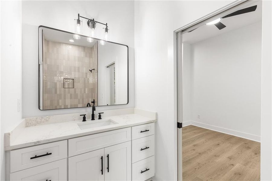 Furnished interior view inside a new home in , Atlanta (Image 8). Furnished interior view inside a new home in , Atlanta (Image 8).