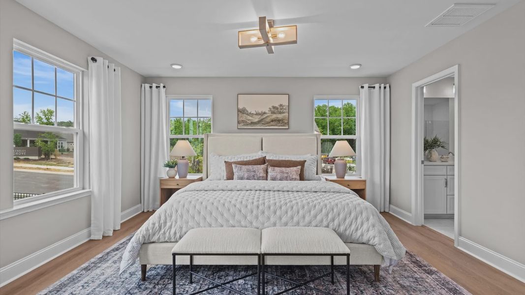 Furnished interior view inside a new home in Essex Townes, Franklinton (Image 24).
