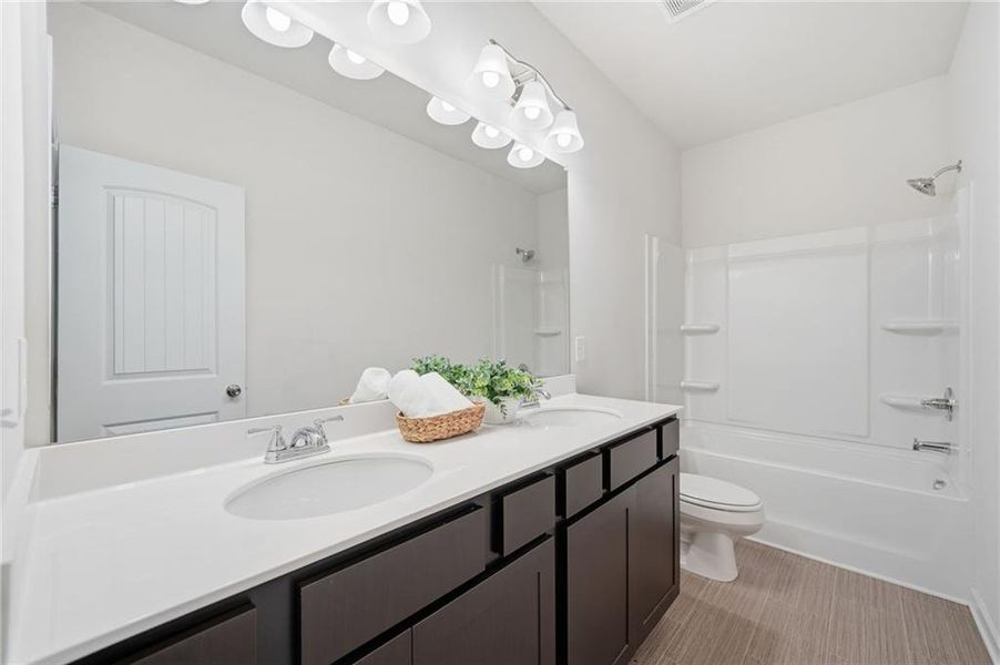 Furnished interior view inside a new home in , Cartersville (Image 13).