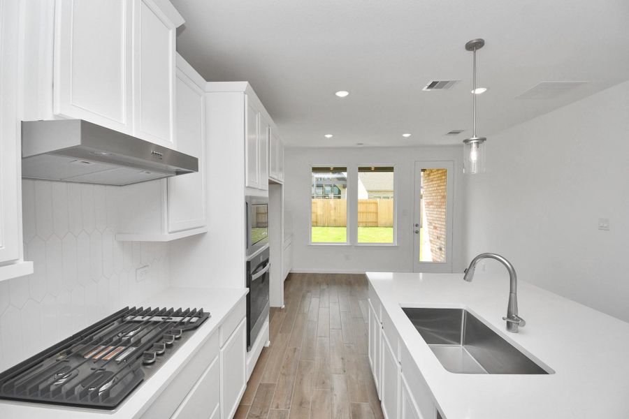 Furnished interior view inside a new home in Elyson, Katy (Image 16).