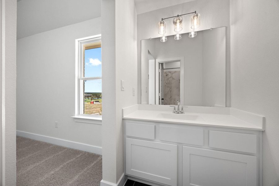 Furnished interior view inside a new home in Parmer Ranch - 60', Georgetown (Image 12).