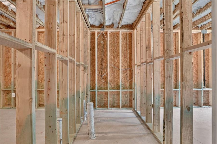 In-progress construction of a new home in The Manor at Gainesville Township, Gainesville, GA (Image 50).