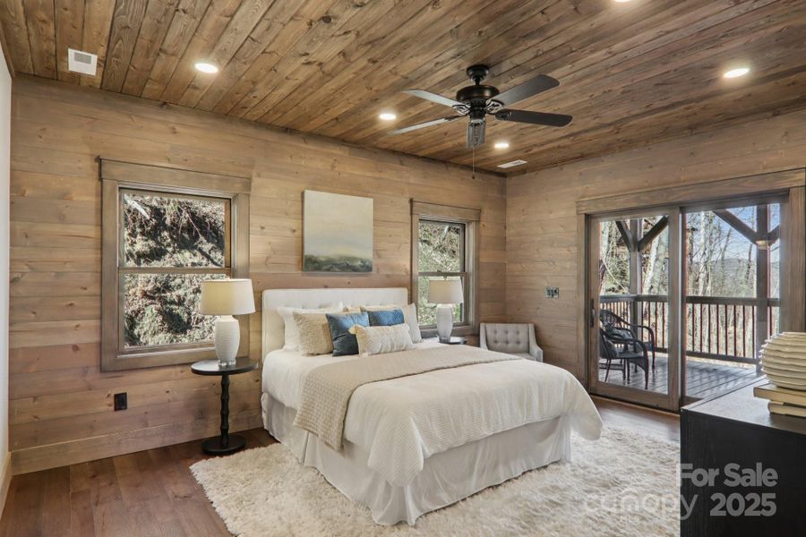 Furnished interior view inside a new home in , Maggie Valley (Image 10).