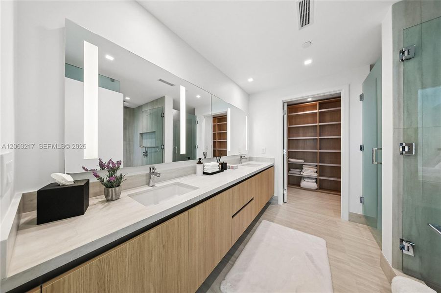 Furnished interior view inside a new home in , Miami (Image 15). Furnished interior view inside a new home in , Miami (Image 15).