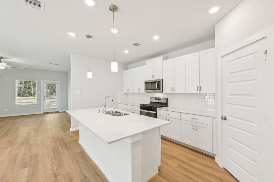 Photo is not of the actual home, but is an inspirational photo of builder’s model home and may depict options, furnishings, and/or decorator features that are not included