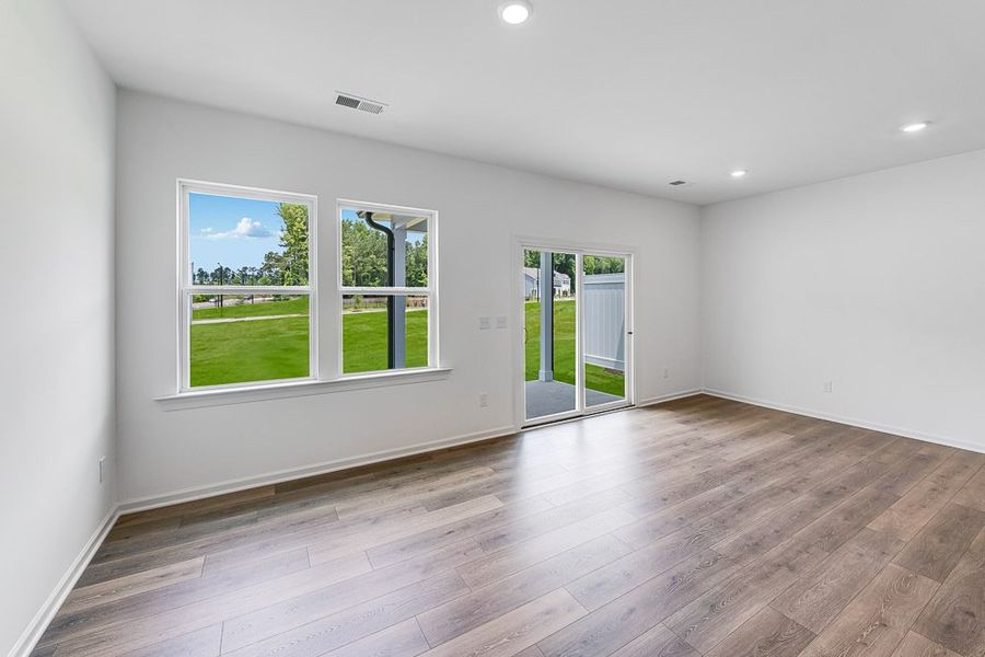 Spacious, unfurnished interior of a new home in Forestville Station, Wake Forest (Image 11). Spacious, unfurnished interior of a new home in Forestville Station, Wake Forest (Image 11).