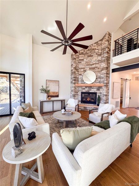 Furnished interior view inside a new home in , Evergreen (Image 6).