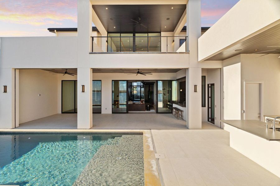 Exterior details and patio area of a home in , Horseshoe Bay (Image 3).