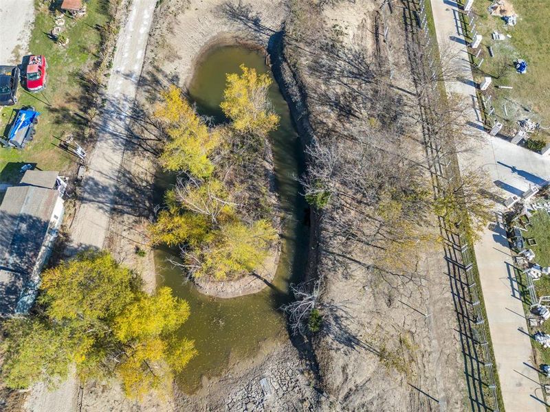 Drone / aerial view of a large body of water Drone / aerial view of a large body of water