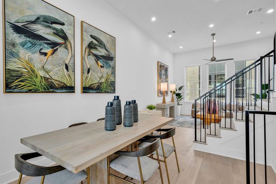 Furnished interior view inside a new home in Commerce Row, Houston (Image 4).