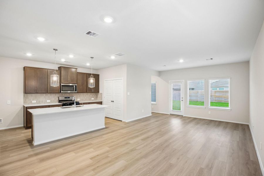 Furnished interior view inside a new home in Landing Meadows - Premier Series, New Caney (Image 15).