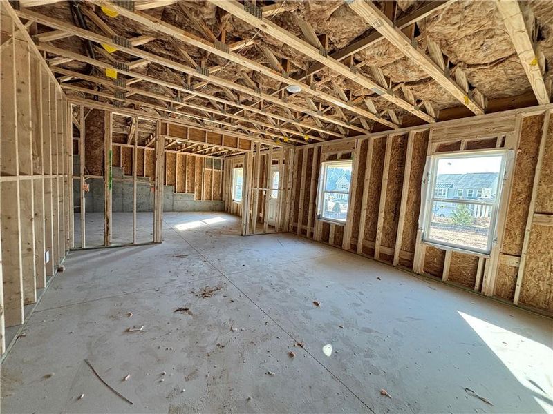 In-progress construction of a new home in Arbors at Richland Creek, Buford, GA (Image 36).