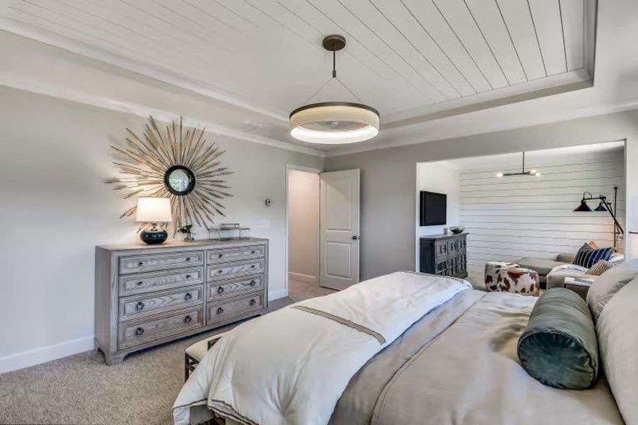 Furnished interior view inside a new home in Riversprings, Dacula (Image 13).