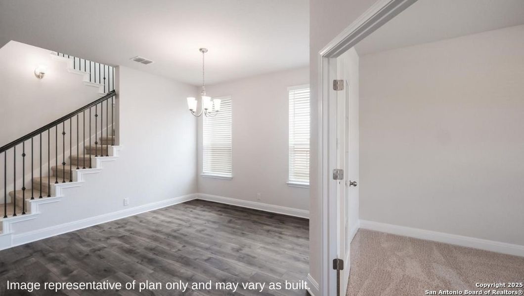 Spacious, unfurnished interior of a new home in Brookstone Creek, San Antonio (Image 25).