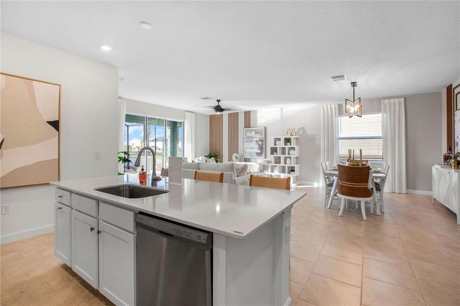 Furnished interior view inside a new home in Lennar at Turnleaf, Punta Gorda (Image 14).