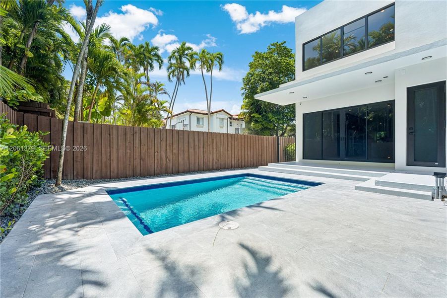 Exterior details and patio area of a home in , Miami (Image 21). Exterior details and patio area of a home in , Miami (Image 21).