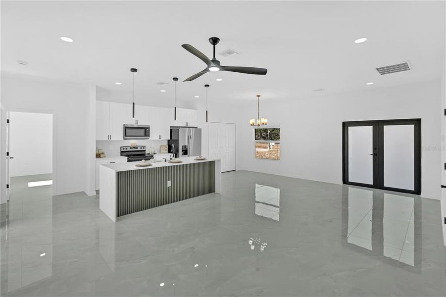 Furnished interior view inside a new home in , Punta Gorda (Image 12).