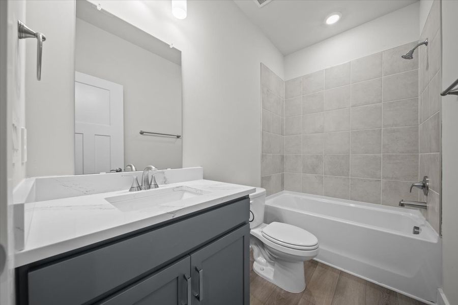 Furnished interior view inside a new home in Cedar Shoals - Signature Collection, Piedmont (Image 5).