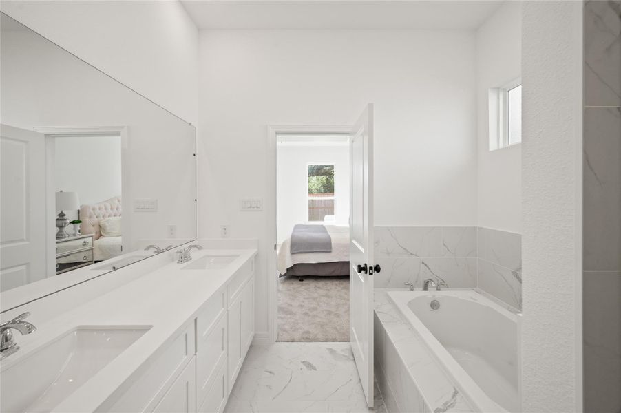 Furnished interior view inside a new home in , Missouri City (Image 16).