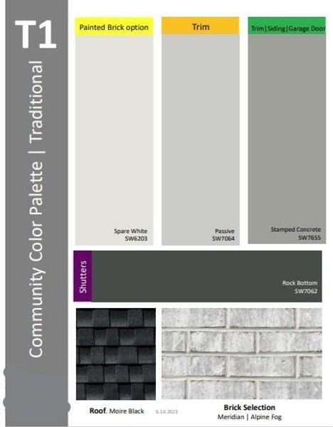 Design Selections.  Home is under construction and selections are subject to change.