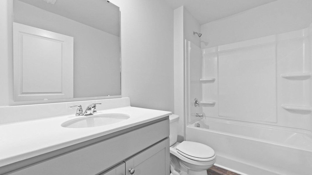 Furnished interior view inside a new home in Center Pointe, Santee (Image 8).