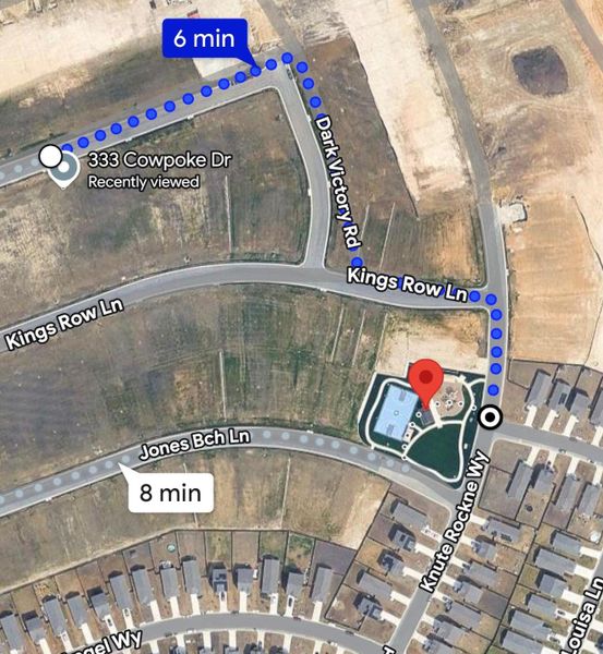 6 minute walk to community playground and basketball courts