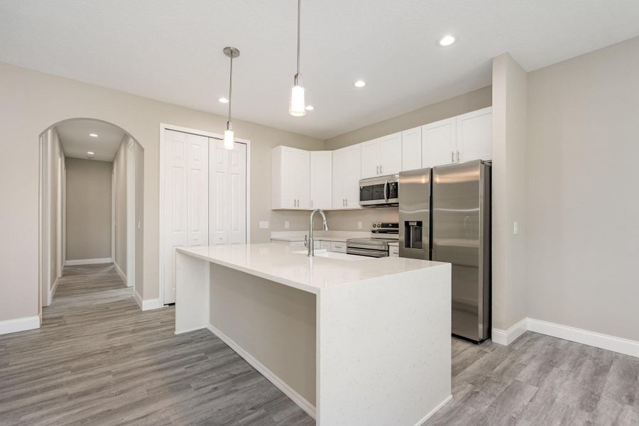 Furnished interior view inside a new home in , Palm Bay (Image 10). Furnished interior view inside a new home in , Palm Bay (Image 10).