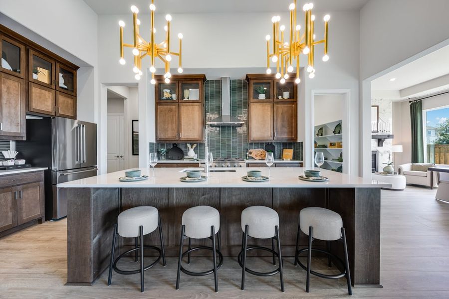 Representative furnished interior of a home built from the Courtney by Taylor Morrison in The Ranch at Uptown Celina, Celina (Image 5).