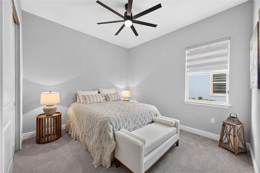 Furnished interior view inside a new home in Laureate Park, Orlando (Image 32). Furnished interior view inside a new home in Laureate Park, Orlando (Image 32).