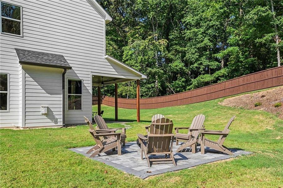 Exterior details and patio area of a home in , Smyrna (Image 27).