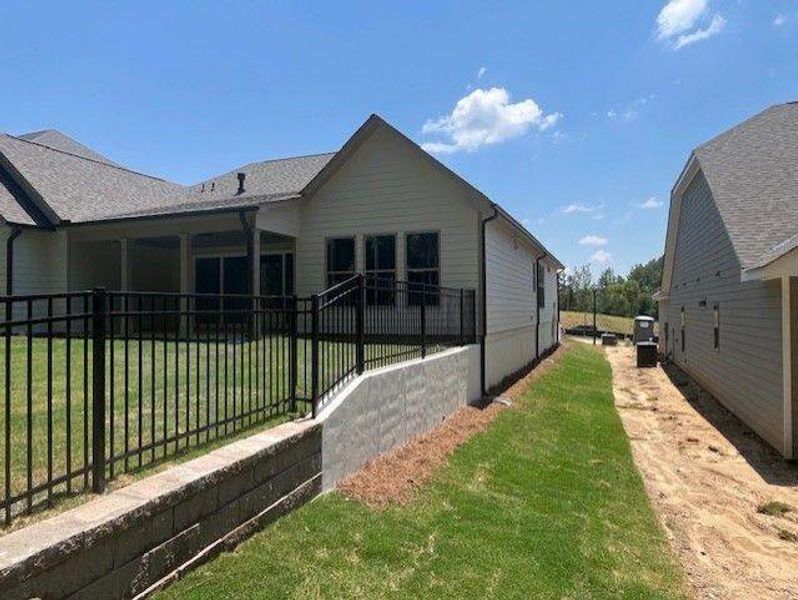 Front exterior of a new home in Soleil Belmont Park, Canton, GA, highlighting curb appeal (Image 19).