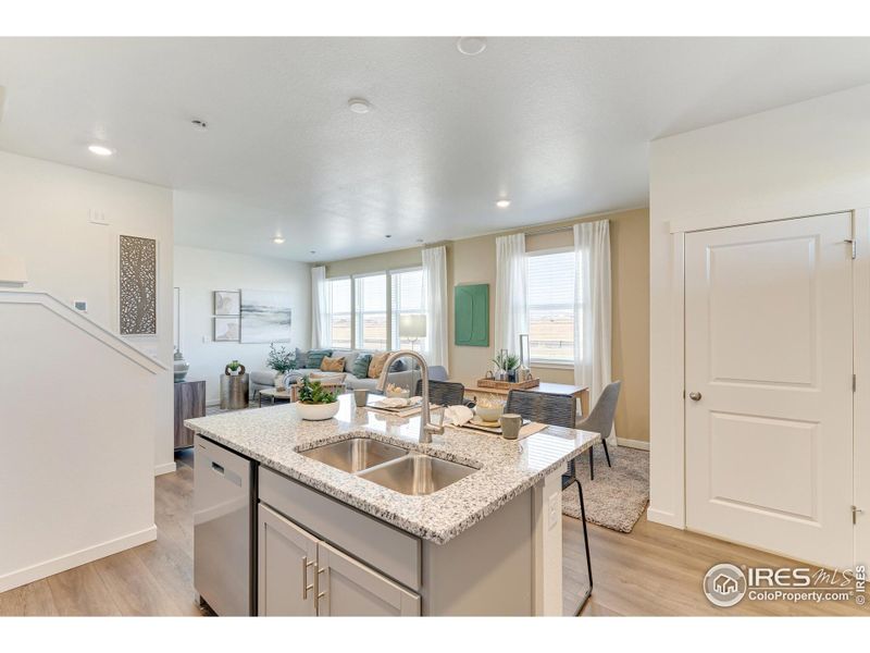 Furnished interior view inside a new home in Revere at Johnstown, Johnstown (Image 13). Furnished interior view inside a new home in Revere at Johnstown, Johnstown (Image 13).
