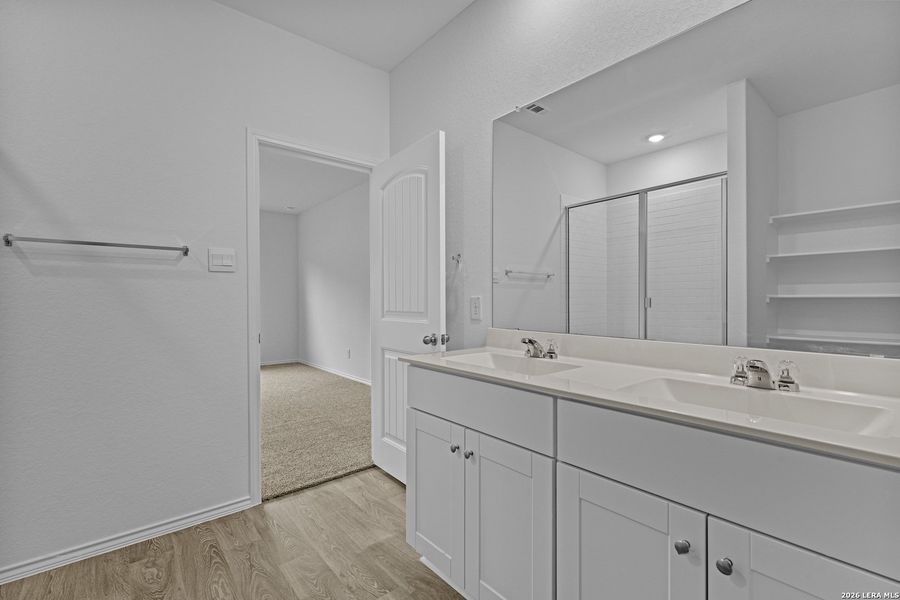 Furnished interior view inside a new home in Arroyo Ranch, Seguin (Image 13). Furnished interior view inside a new home in Arroyo Ranch, Seguin (Image 13).