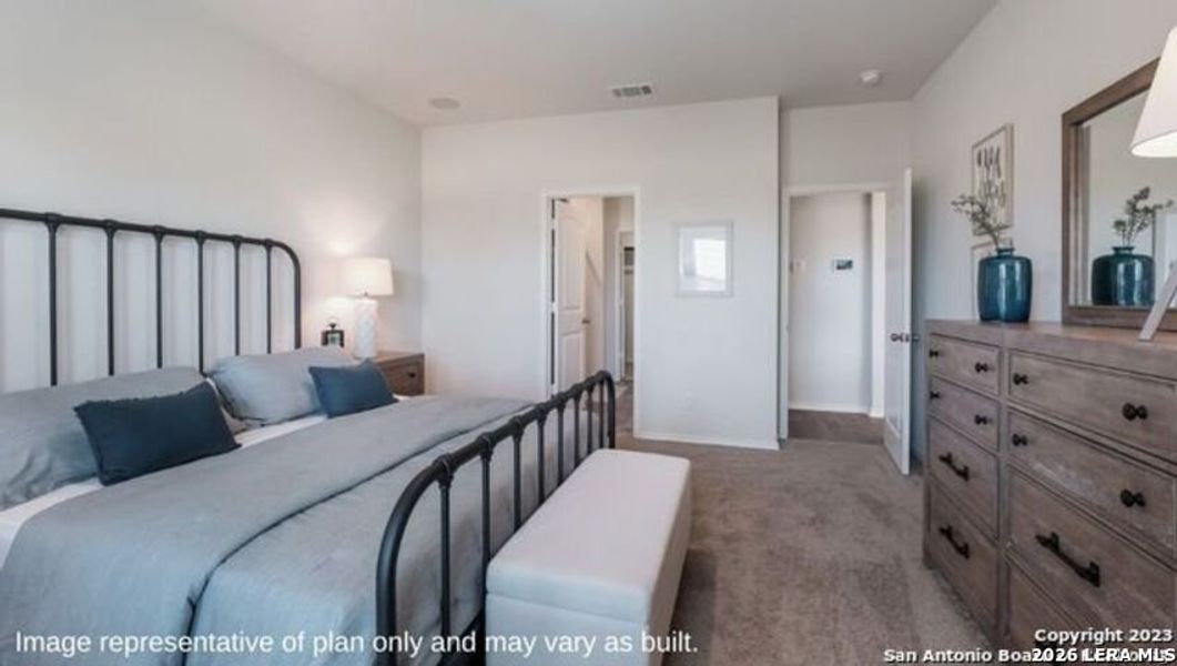 Furnished interior view inside a new home in Redbird Ranch, San Antonio (Image 11).