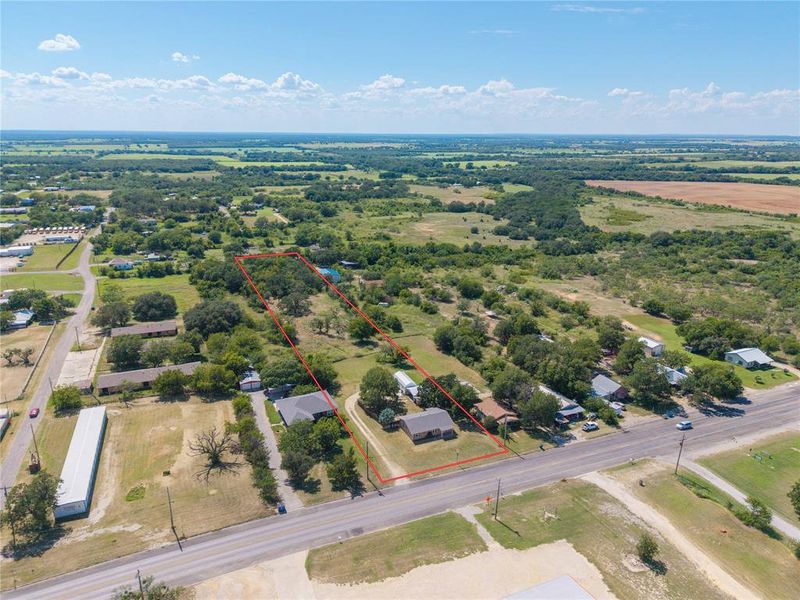 View of property location with property boundaries highlighted View of property location with property boundaries highlighted