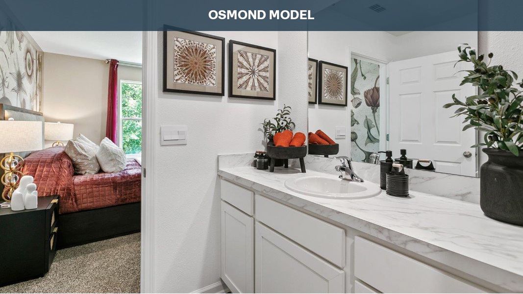 Furnished interior view inside a new home in Cordera Townhomes Express, St. Augustine (Image 13).