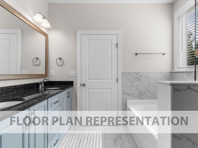 Representative furnished interior of a home built from the Stapleton by Ivey Homes in Tillery Park, Grovetown (Image 6).