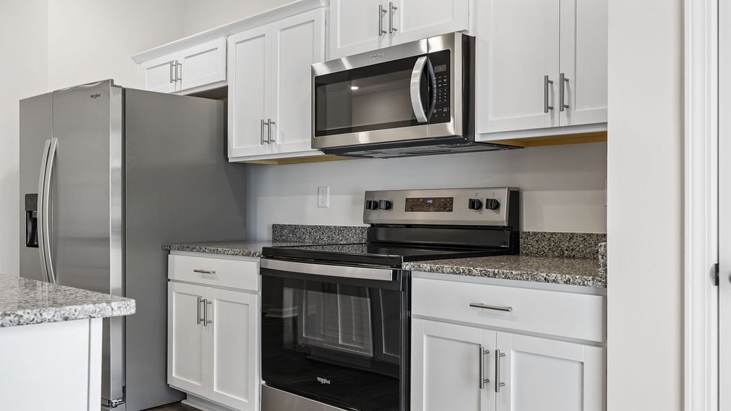 Furnished interior view inside a new home in Tanglewood Townes, Greenville (Image 6).