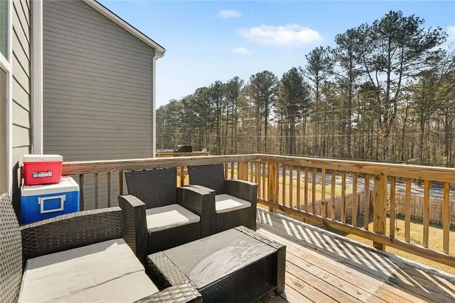 Exterior details and patio area of a home in , Stockbridge (Image 3).