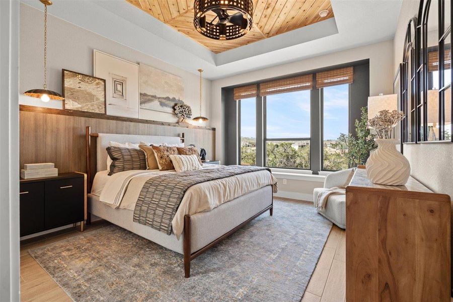 Furnished interior view inside a new home in Sweetwater, Austin (Image 7).