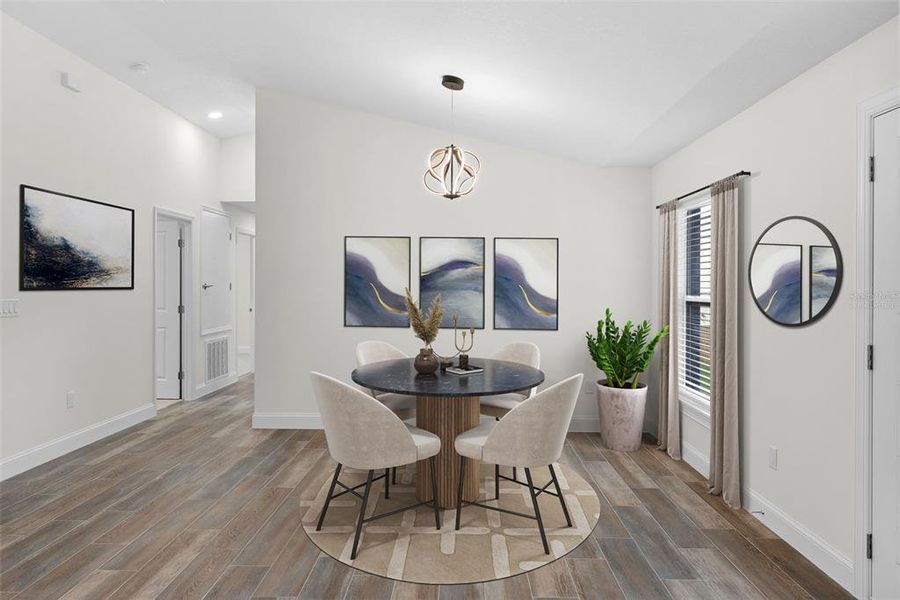 Furnished interior view inside a new home in , St. Petersburg (Image 11).
