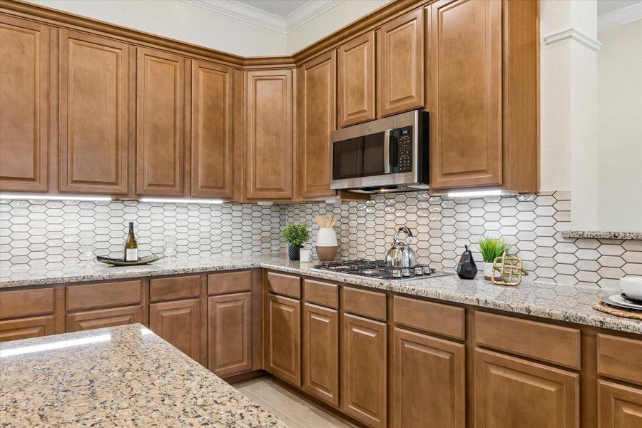 Furnished interior view inside a new home in Pedregal, Dickinson (Image 9).