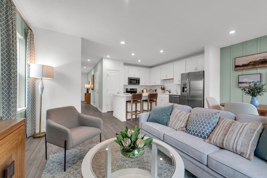 Family Room of The Rosalia at Avalon Park Tavares