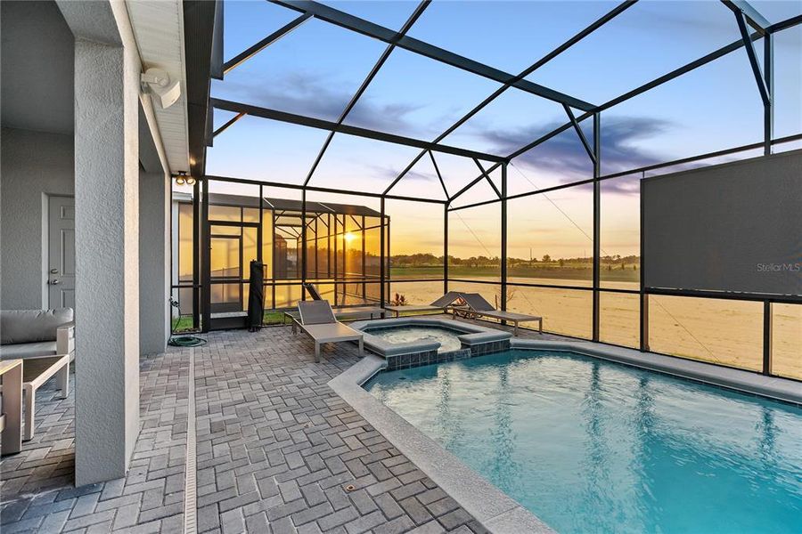 Exterior details and patio area of a home in Windsor Cay Resort, Clermont (Image 2). Exterior details and patio area of a home in Windsor Cay Resort, Clermont (Image 2).